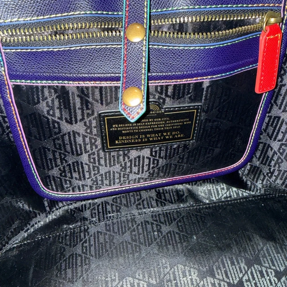Kurt Geiger Deep Purple Richmond Shopper w Dustbag